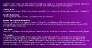 Provider Spotlight: Elizabeth Vincent on Embedding Legal into Product and Privacy from Day One